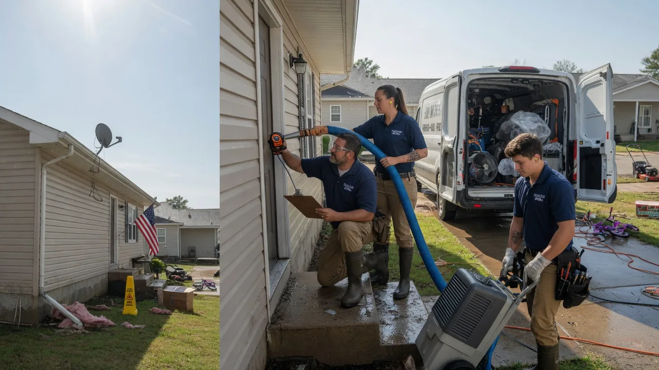 Ceiling Water Damage Restoration in Gonzales, LA near me